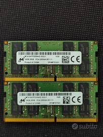 32Gb (2x16Gb) Micron DDR4 Sodimm 3200Mhz