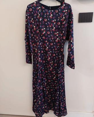 Abito longuette marca Kaos a fiori