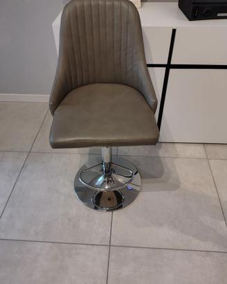 Sedia design moderna regolabile in ecopelle