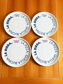 Set piatti da pizza Birra Peroni