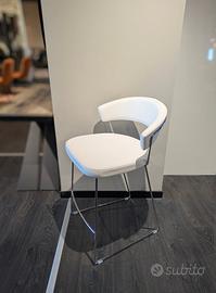 Set 2 sgabelli imbottiti Connubia Outlet