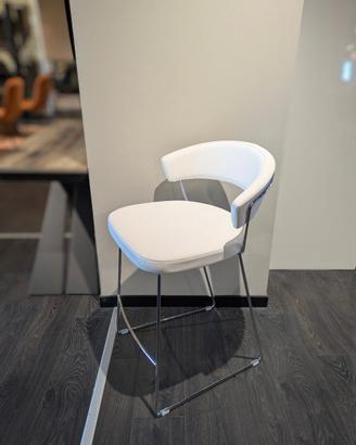 Set 2 sgabelli imbottiti Connubia Outlet