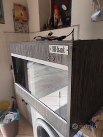 Terrario Teca per rettili 60x40x40 RH-Frank