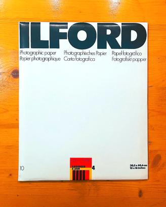 10 FOGLI CARTA FOTOGRAFICA ILFORDILFOSPEED 30X40 4