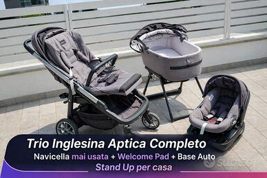 Trio Inglesina Aptica completo, base auto, standup