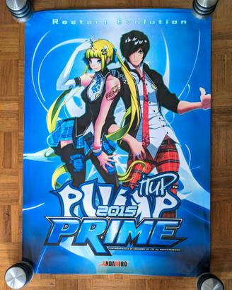 PIU Pump It Up Prime Arcade Poster Originale