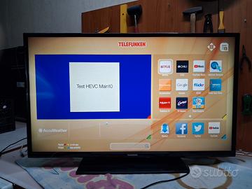 Smart tv 40" a led Telefunken in full hd 