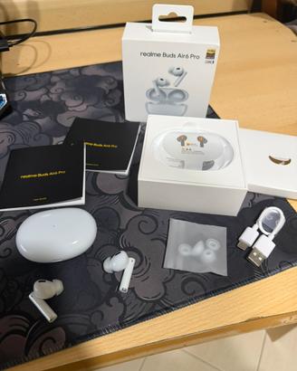 Realme Buds Air 6 Pro bianche