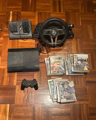Ps3+volante ps+16 giochi