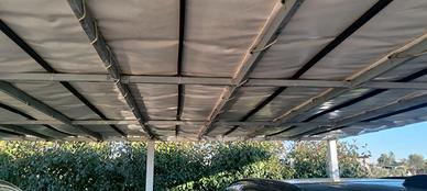 telone PVC 650gr/mq impermeabile colore bianco