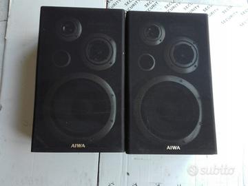aiwa diffusori woofer 3 vie altoparlanti 