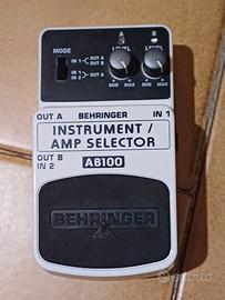 BEHRINGER AB100 pedale selettore Instrument / Amp