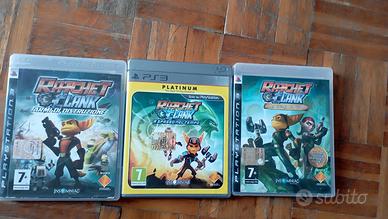 lotto 3 giochi Ratchet e clanck ps3 