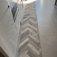 Tappeto da cucina deisgn moderno effetto legno