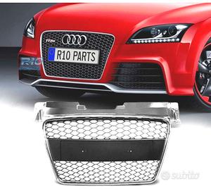 GRIGLIA PER AUDI TT 06-12 LOOK RS COLORE ARGENTO