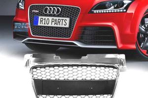 GRIGLIA PER AUDI TT 06-12 LOOK RS COLORE ARGENTO