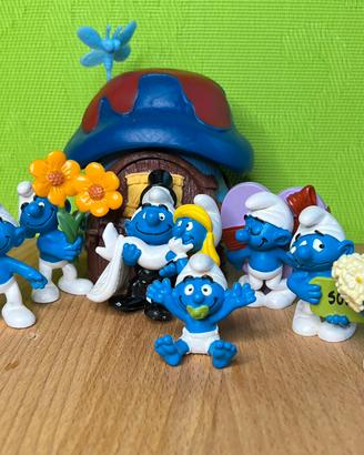 Puffi Smurf casetta