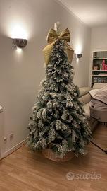 Albero di natale innevato h210