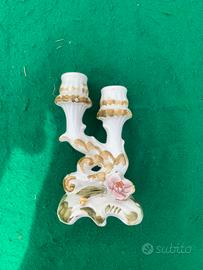 Portacandele in ceramica