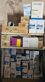 lotto toner e cartucce in blocco 