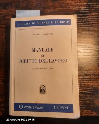 manuale di diritto del lavoro