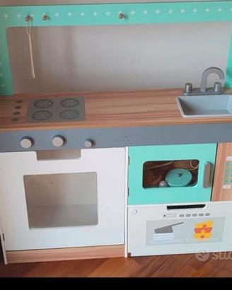 cucina bambini vero legno 