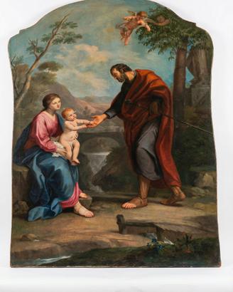 Quadro religioso antico Madonna con Bambino