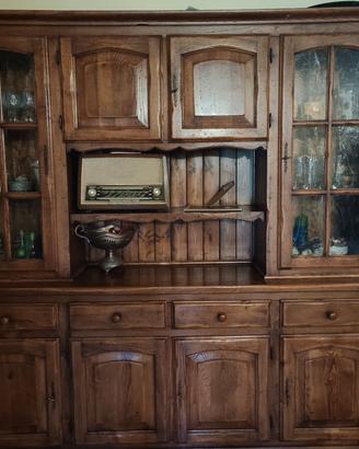 credenza in castagno massiccio