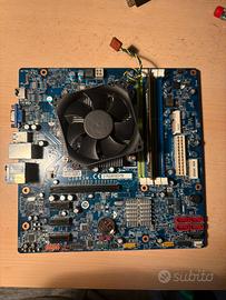 Blocco PC Fidso Sheda Madre + Processore + RAM + a