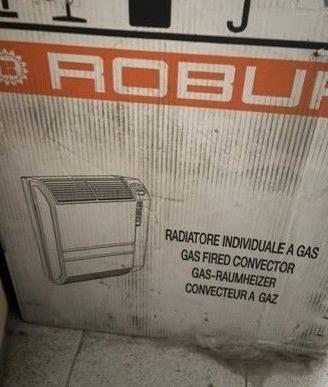 termoconvettore a gas Robur "supercromo"