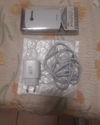 lotto power bank e caricabatteria 