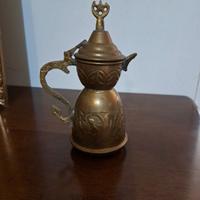 Dallah Teiera/Caffettiera Vintage In Ottone