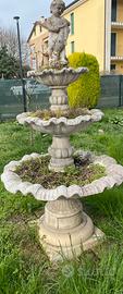 Fontana 3 piani con angioletto.