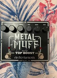 Electro harmonix Metal Muff with Top Boost Pedale