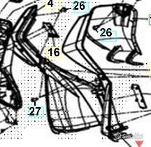 Coperchio interno SYM SYMPHONY ST 50 / 125 / 200