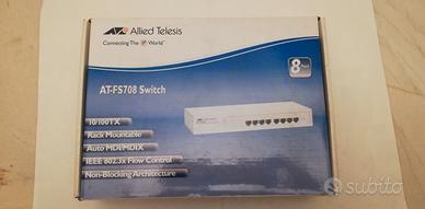SWITCH DI RETE 8 PORTE ALLIED TELESIS AT-FS708
