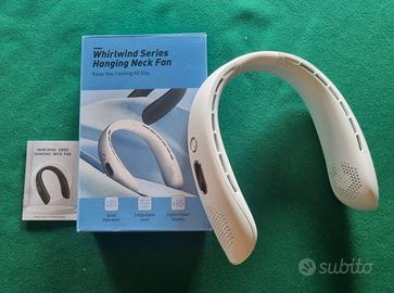 Ventilatore da collo, Portatile USB Bianco