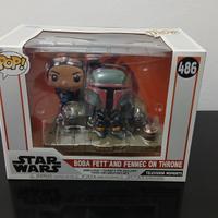 Funko pop 486 Boba Fett and Fennec on throne