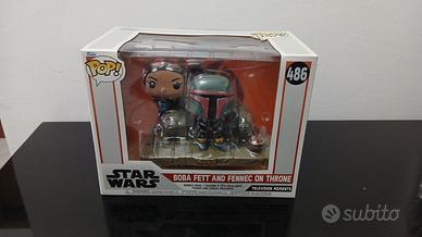 Funko pop 486 Boba Fett and Fennec on throne