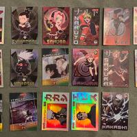 Naruto Card PANINI 2002 (17 carte Holo)