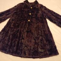  pelliccia vintage cappotto a campana 