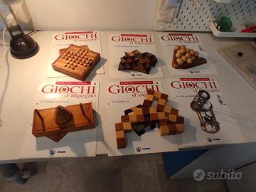 Set di 6 giochi d'ingegno  e  rompicapo - Fabbri