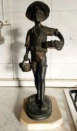 Statua antica perfetta alta 40 cm. Anni 60.