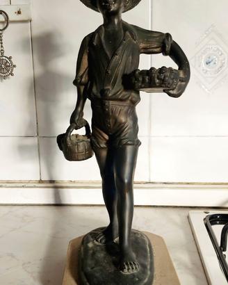 Statua antica perfetta alta 40 cm. Anni 60.