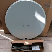 PARABOLA SAT 80CM +TREPPIEDE+SAT-FINDER+CAVO 10m