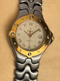 Ebel Sportwave Lady 28 mm Acciaio/Oro Automatico