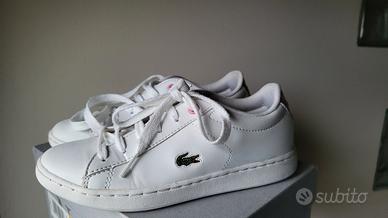 scarpe sneakers Lacoste bambina tg 32 