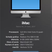 Apple iMac 27" 5k