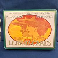Scatola vintage biscotti Leibniz-Cakes H. Bahlsen