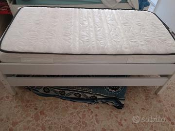 letto bambini con materasso e doghe